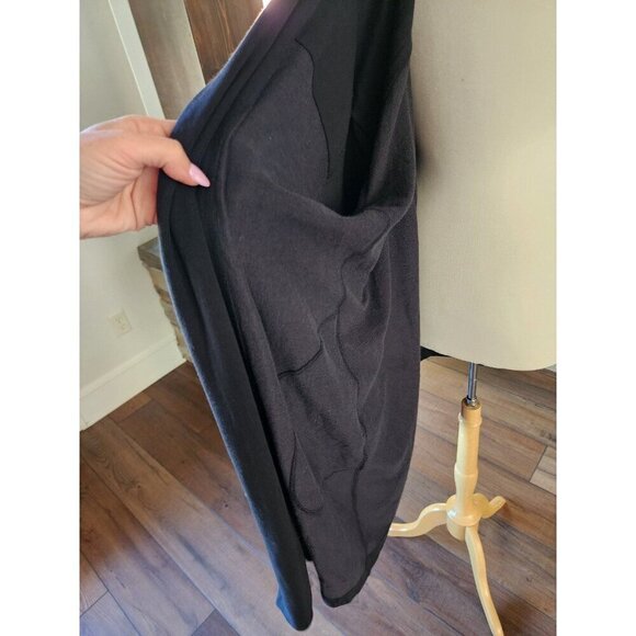 Athleta Long Black Cardigan‎ Sweater Size Small - Picture 8 of 11